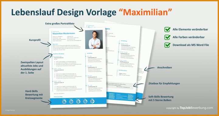 Modisch Lebenslauf Vorlage Layout 1702x900