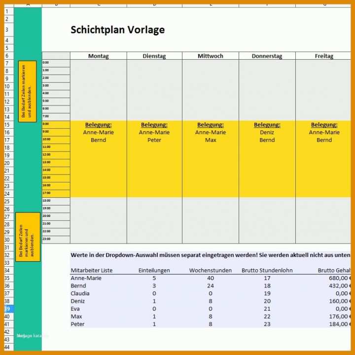 Angepasst Rentabilitätsvorschau Vorlage 833x833