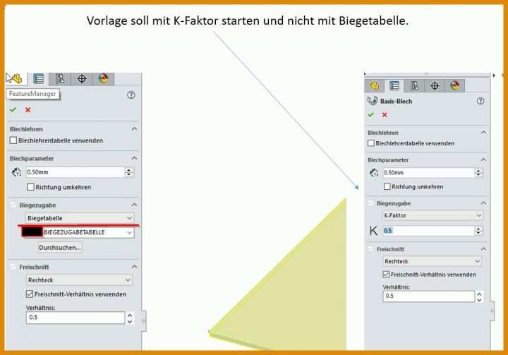 Einzahl Solidworks Zuschnittliste Vorlage 1113x777