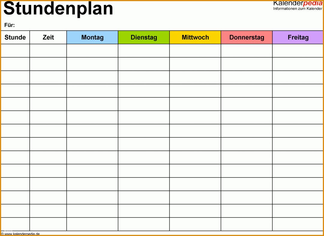 Auffällig Stundenplan Vorlage 2961x2157