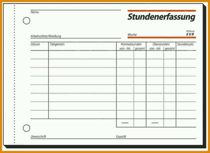 Phänomenal Stundenzettel Vorlage Pdf 1014x739