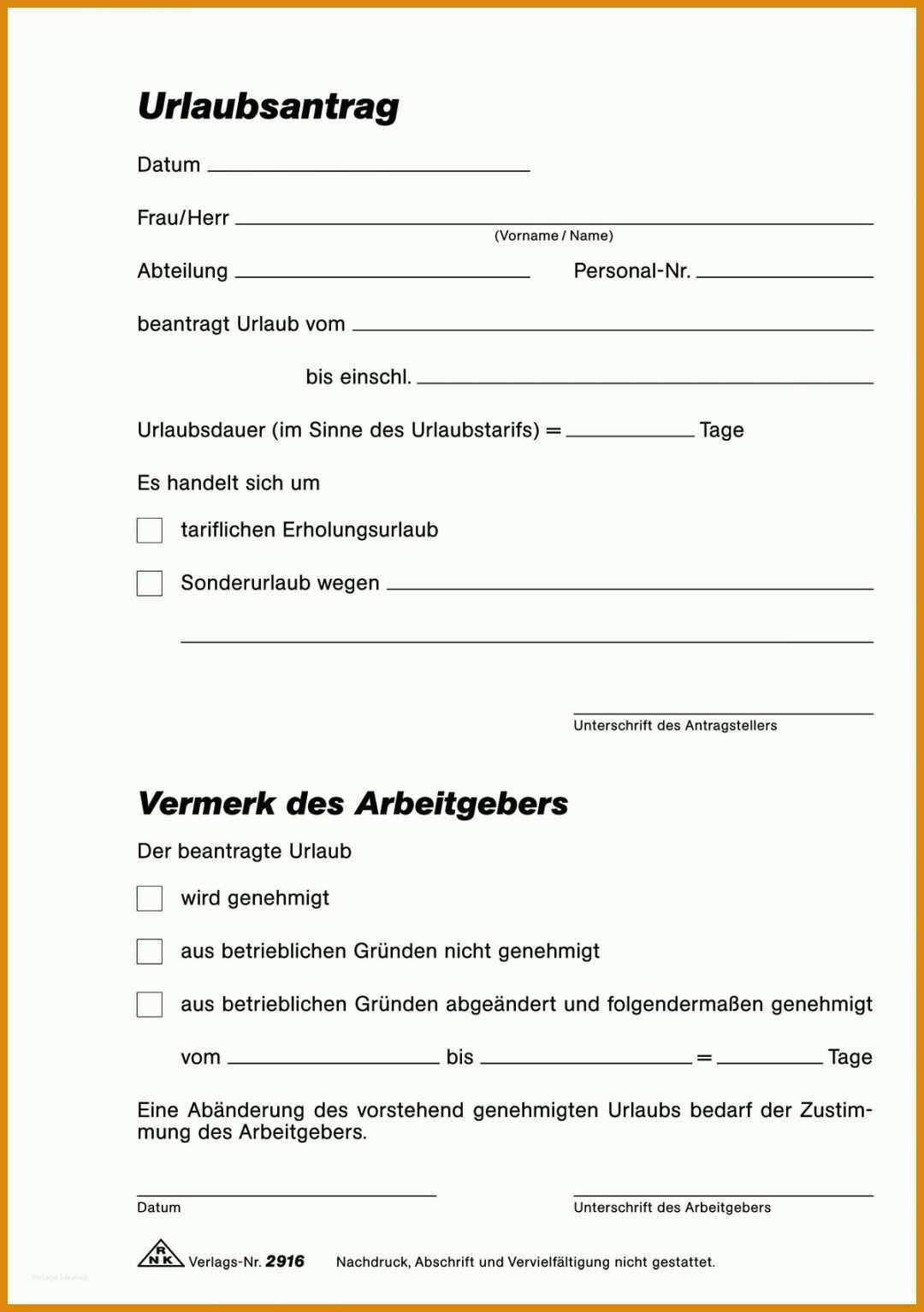 Neue Version Urlaubsantrag Vorlage 2019 1200x1703