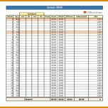 Staffelung Arbeitszeitnachweis Excel Vorlage Kostenlos 800x772