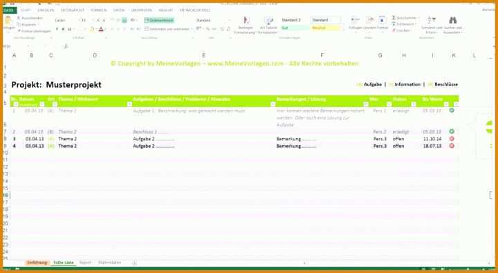 Überraschen Aufgabenplanung Excel Vorlage 1710x939