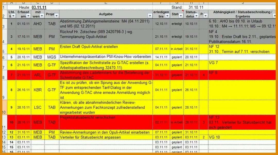 Kreativ Aufgabenplanung Excel Vorlage 1200x672