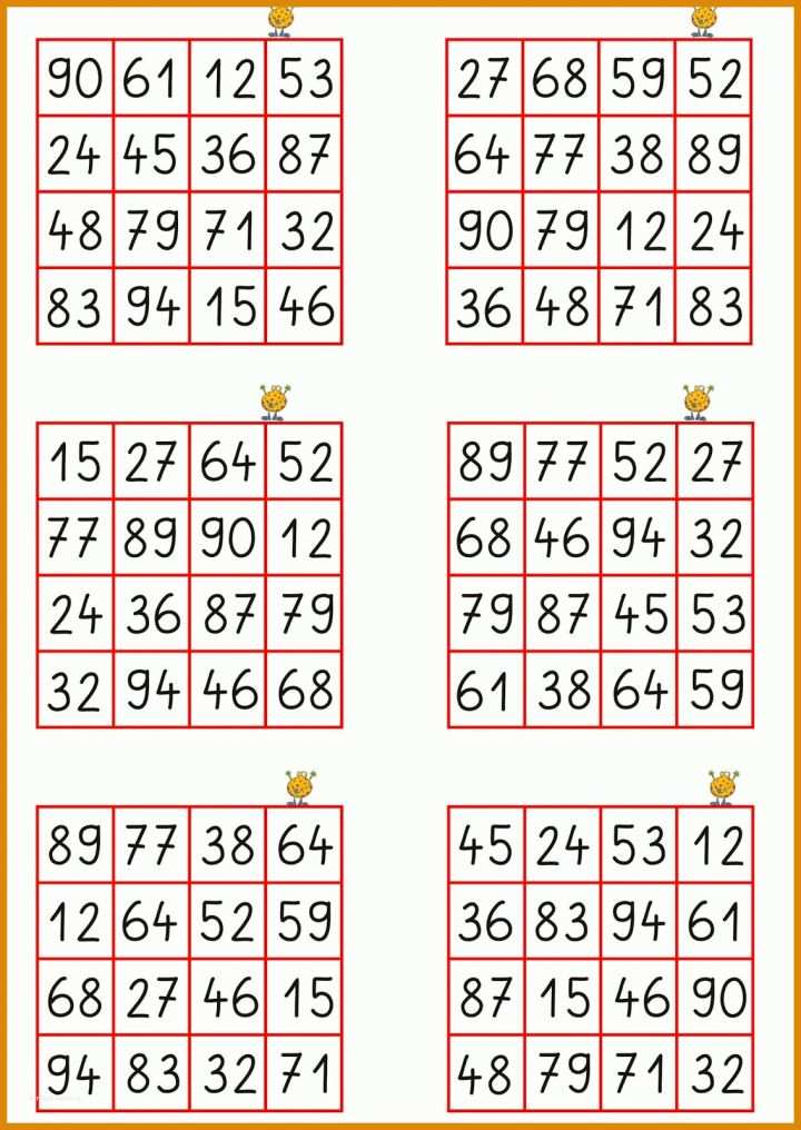 Überraschen Bingo Vorlage 1134x1600