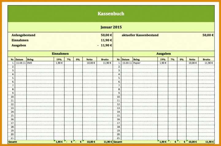 Faszinierend Buchführung Vorlage Excel 1140x752