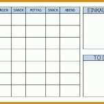 Modisch Essensplan Vorlage Excel 744x525
