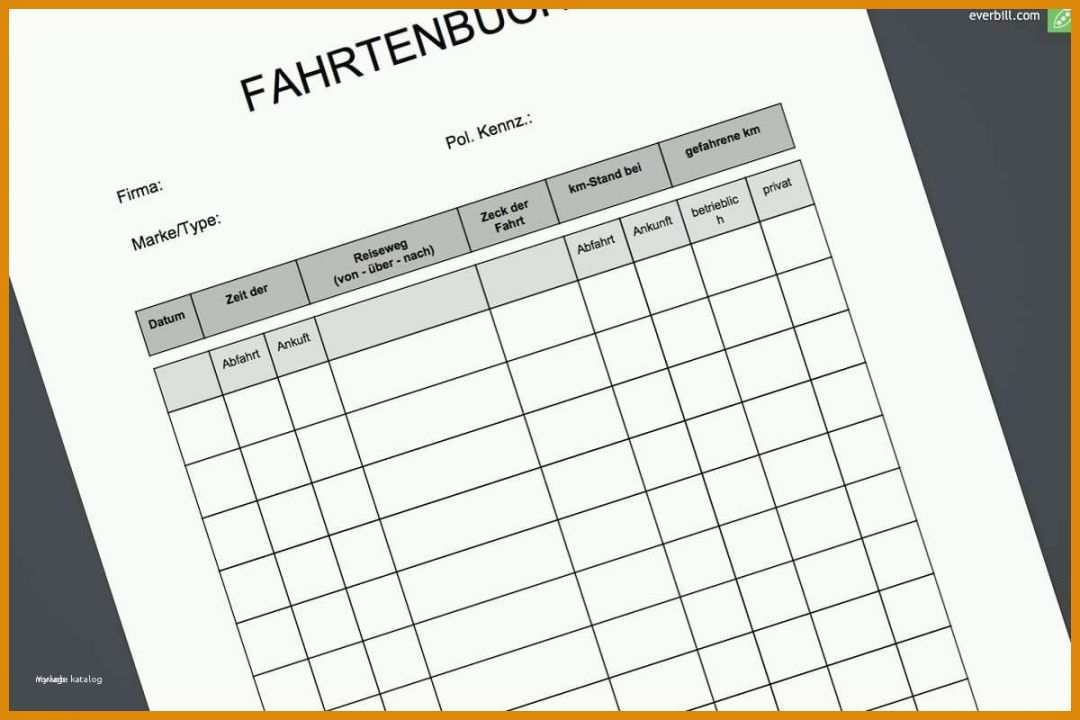 Ausgezeichnet Fahrtenbuch Vorlage Word 1200x800