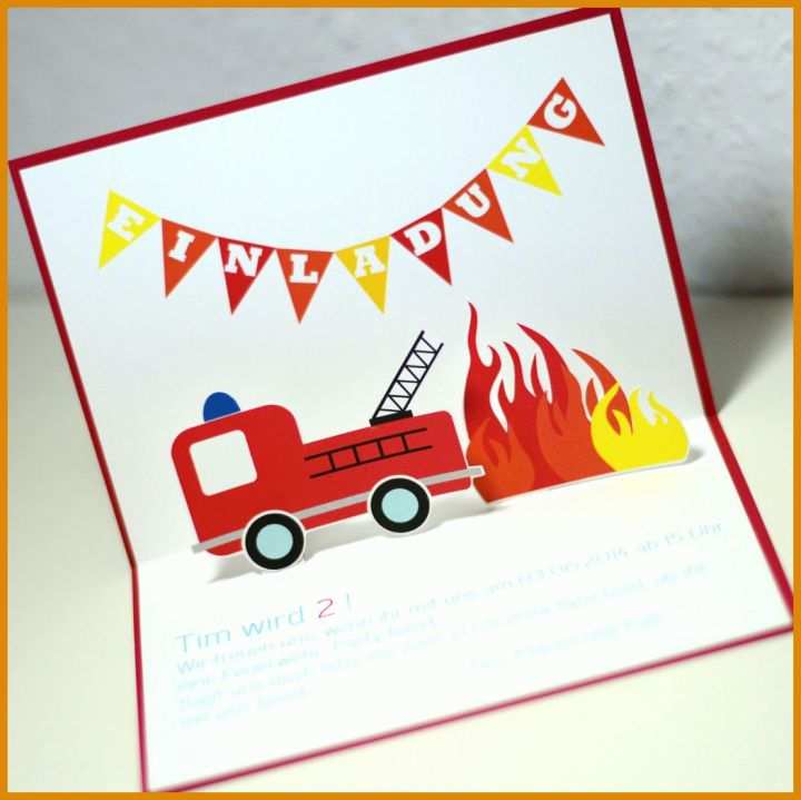 Exklusiv Feuerwehrauto Basteln Vorlage 1050x1049