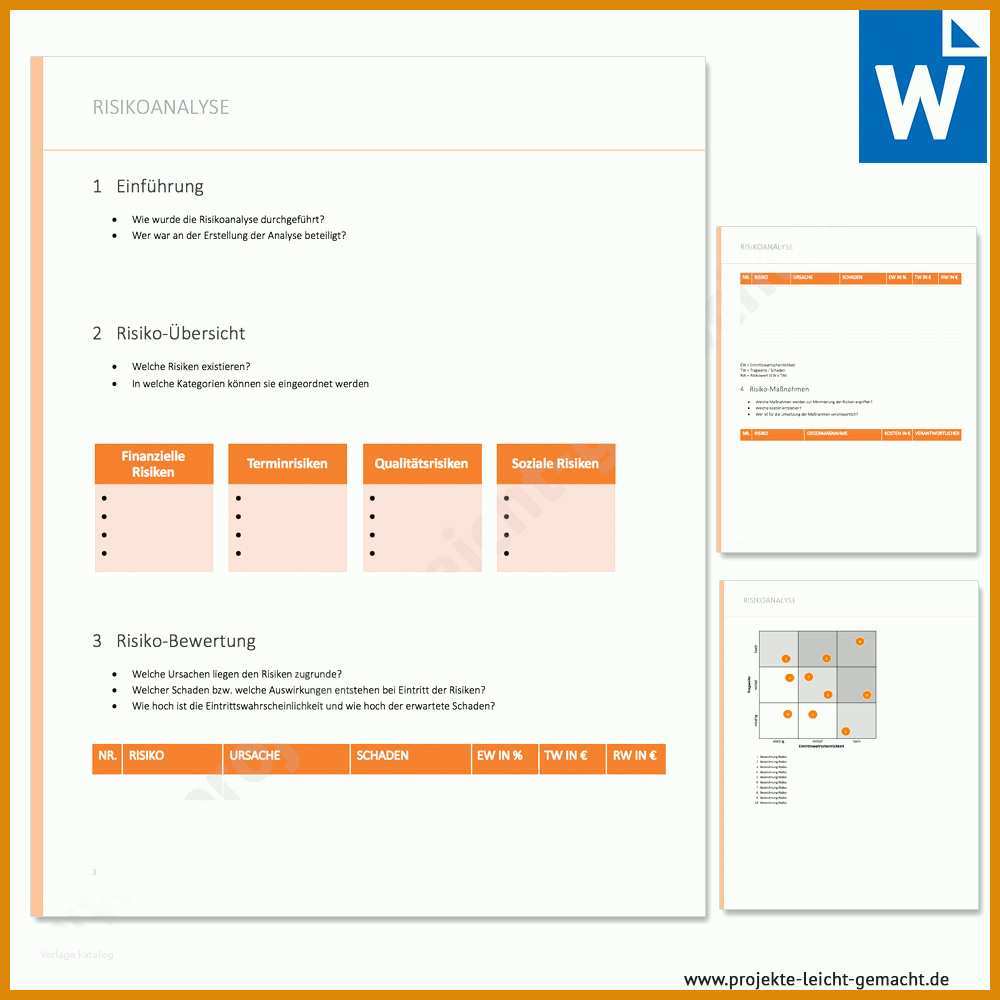 Angepasst Gefahrenanalyse Vorlage 1000x1000