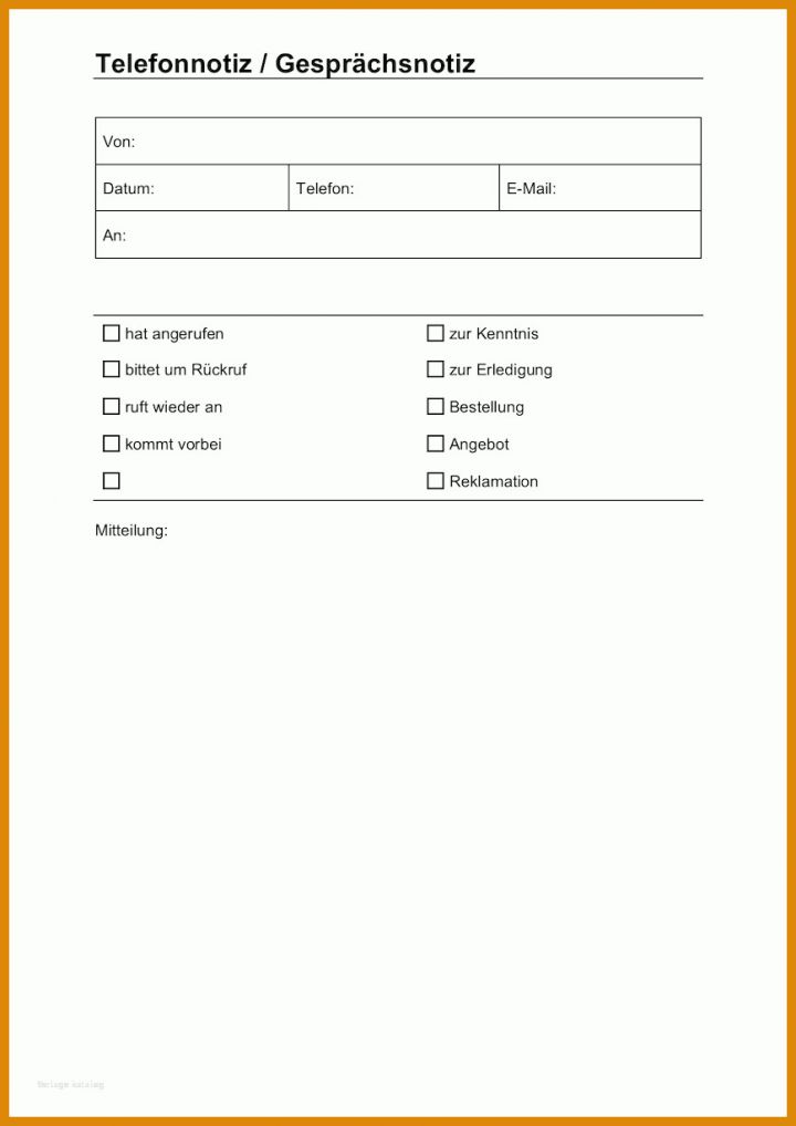 Ausnahmsweise Gesprächsnotiz Vorlage Word 2010 868x1227