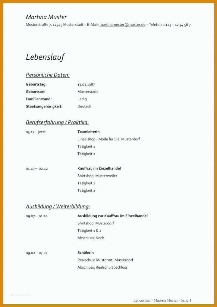 Selten Lebenslauf Vorlage Openoffice Mac 800x1132