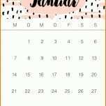 Sensationell Monatskalender Vorlage 1400x1980