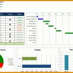 Fabelhaft Projektmanagement Excel Vorlage 1017x665