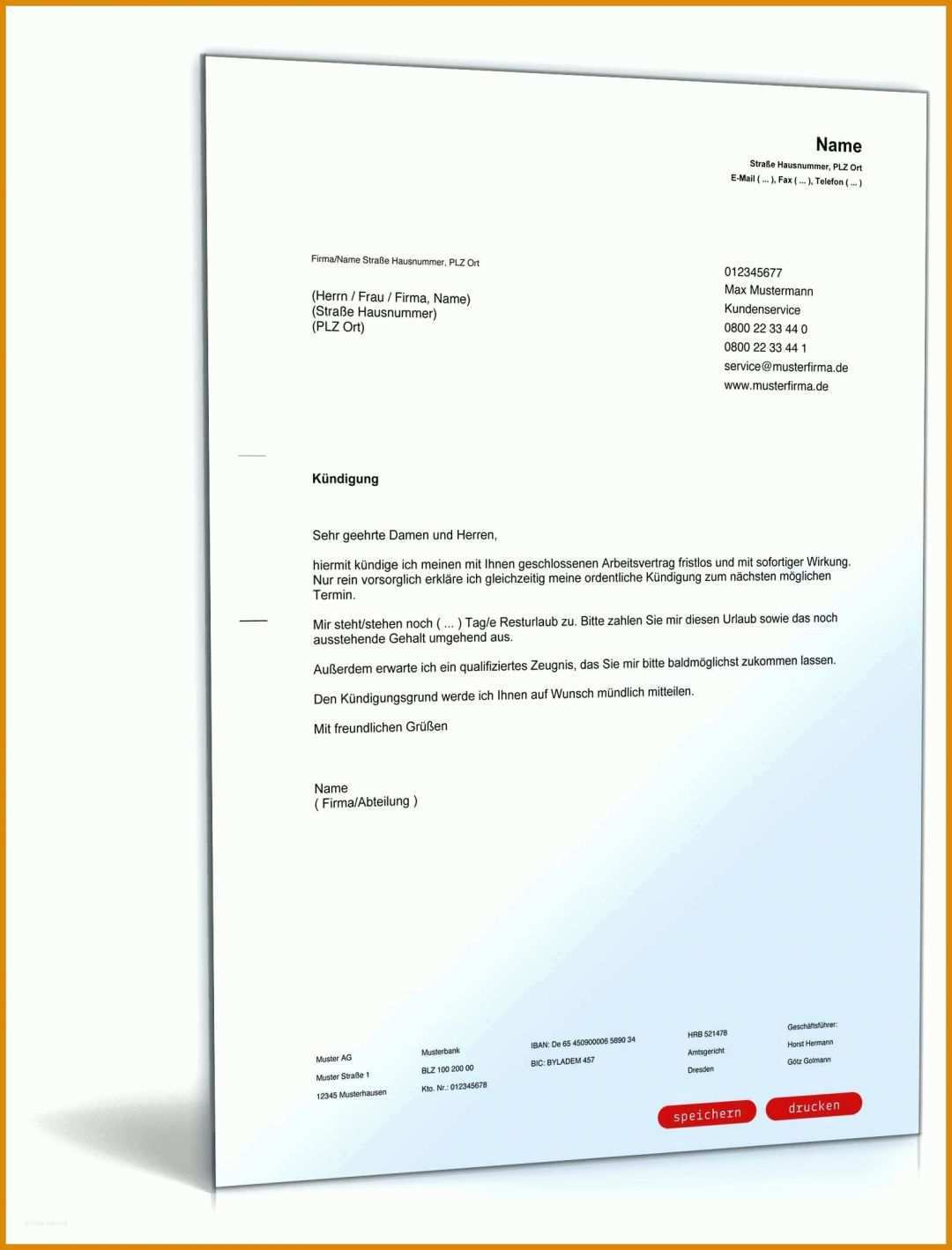 Unvergesslich Sky Kündigung Vorlage Zum Ausdrucken Pdf 1600x2100