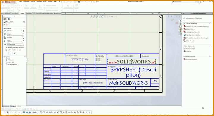 Kreativ solidworks Zuschnittliste Vorlage 2048x1113