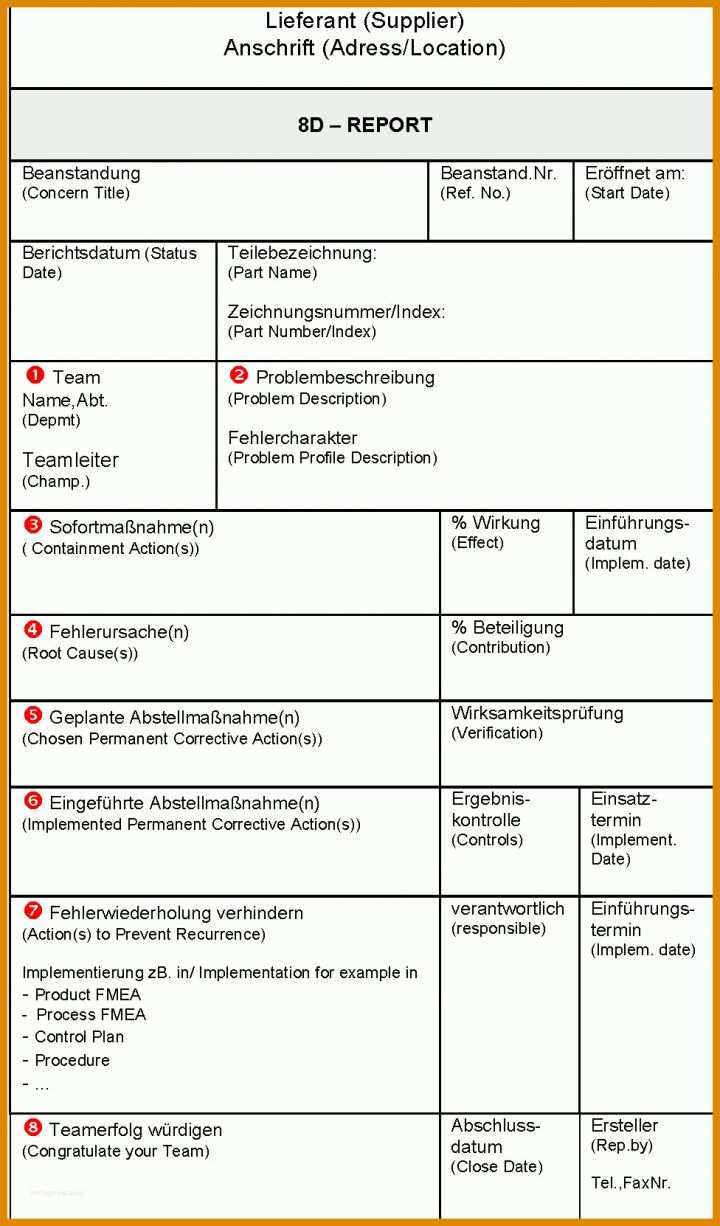 Empfohlen 8d Report Vorlage Pdf 976x1662