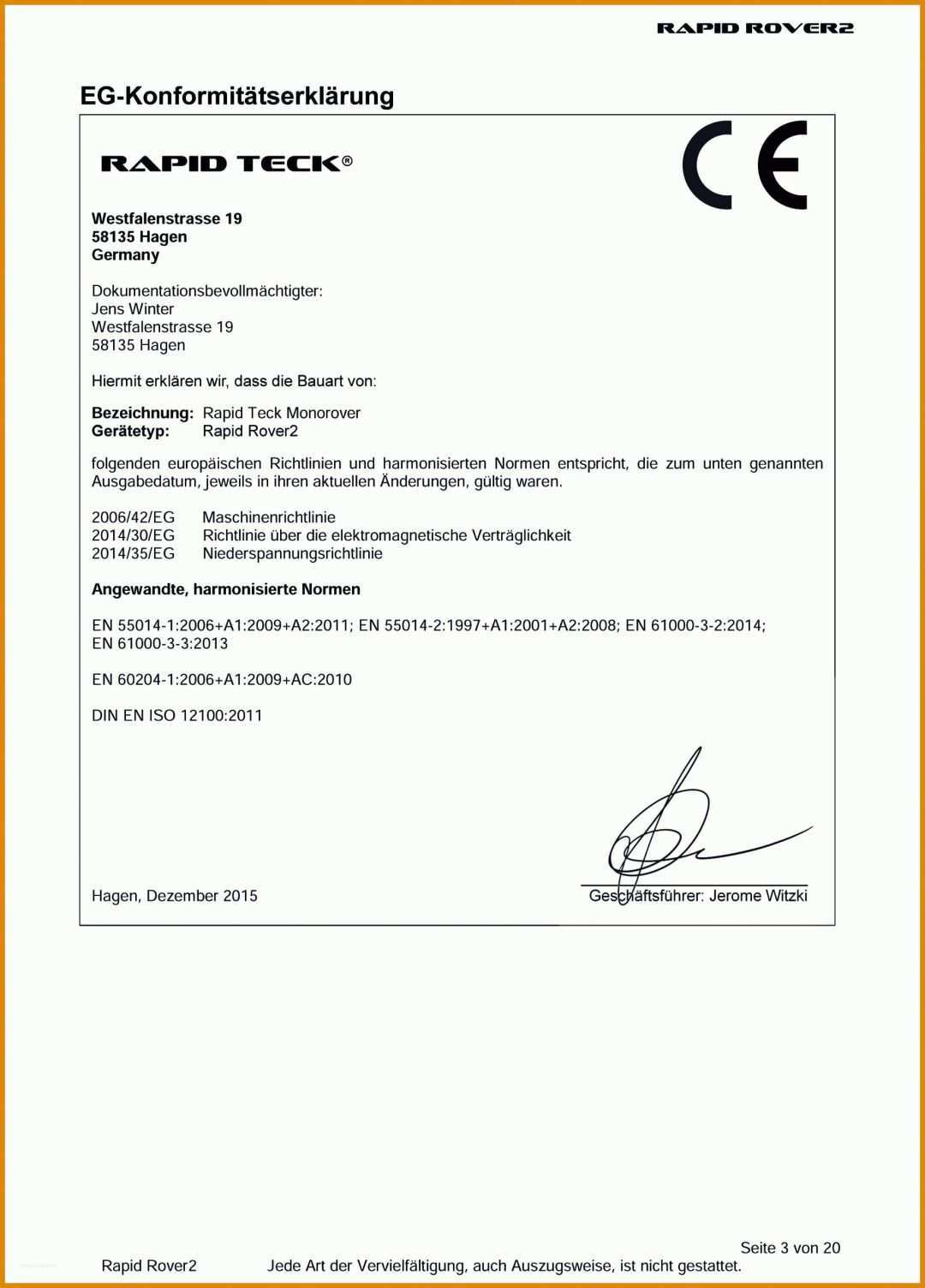 Hervorragen Ce Konformitätserklärung Vorlage 1866x2598