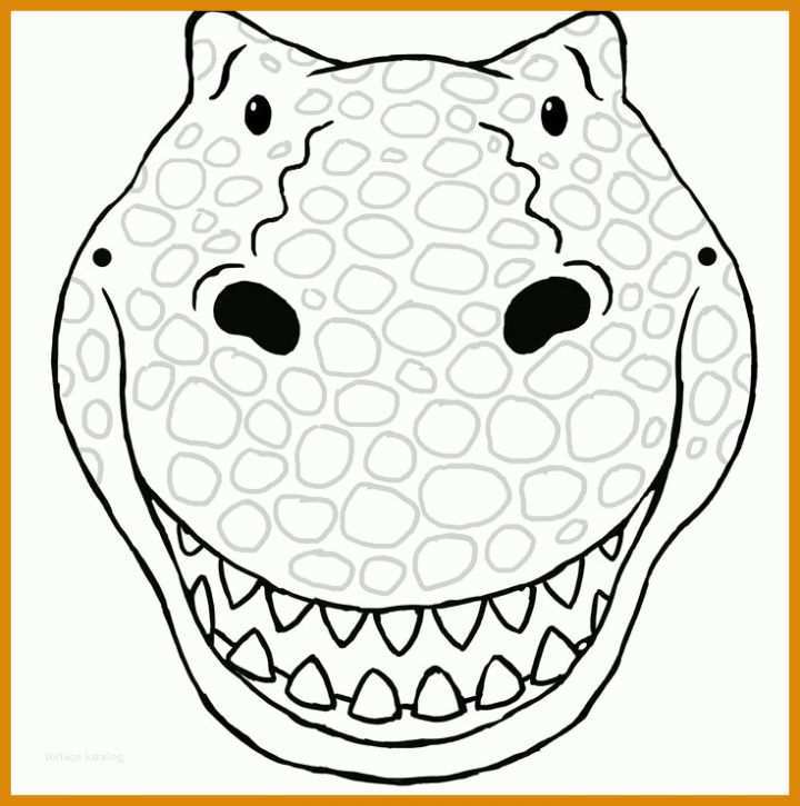 Dino Maske Basteln Vorlage: 11 Tipps (2019 Update) - Muster & Vorlagen