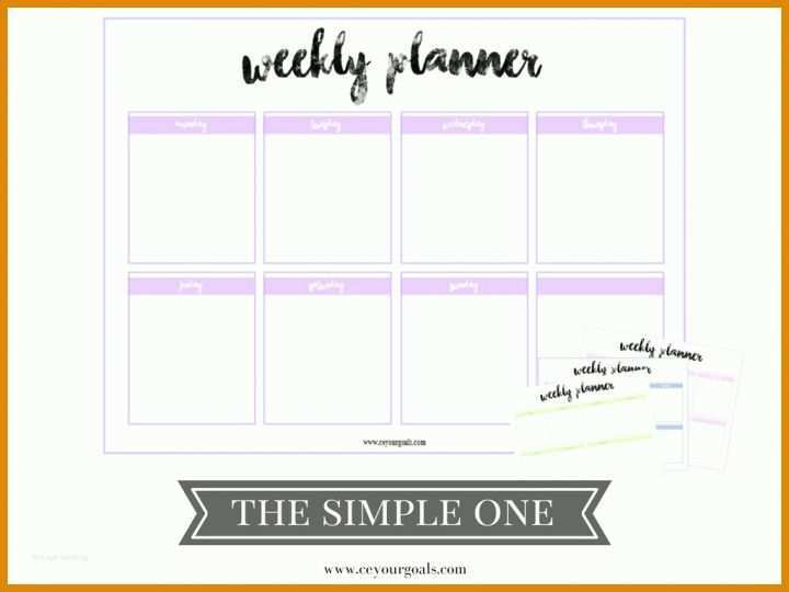 Do Do Liste Vorlage 17 Wochenplaner Zum Ausdrucken Gratis
