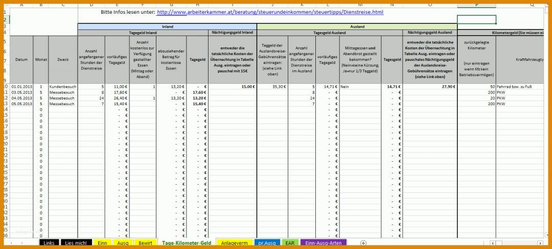 Angepasst Einnahmen Ausgaben Vorlage Kleinunternehmer 1440x651