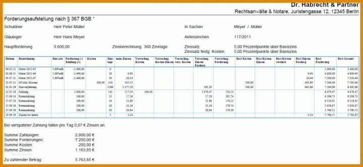 Faszinierend Forderungsaufstellung Excel Vorlage Kostenlos 1290x594