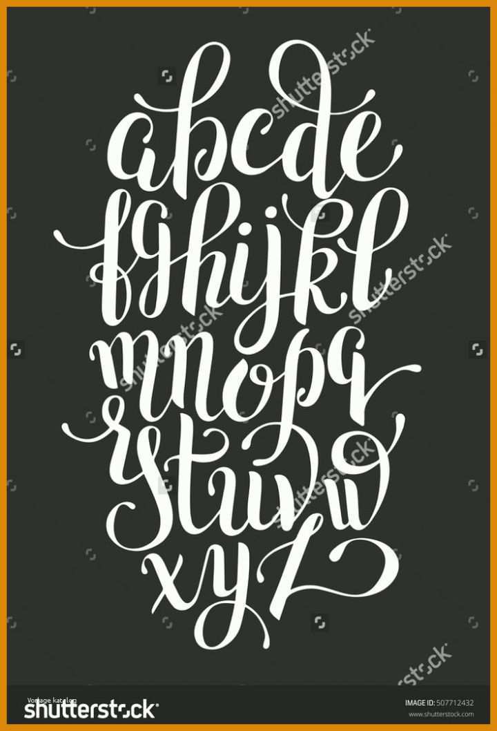 Perfekt Hand Lettering Alphabet Vorlagen 736x1081