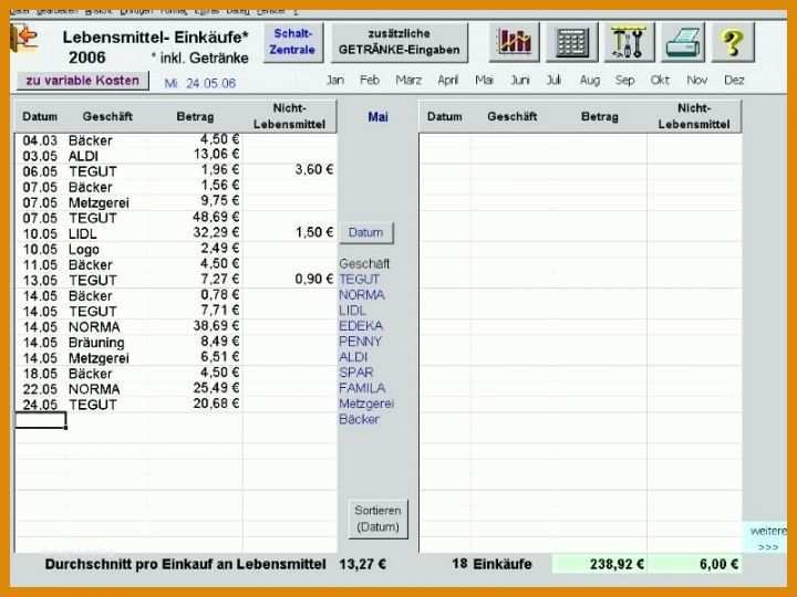 Limitierte Auflage Haushaltsbuch Excel Vorlage Kostenlos 2018 800x600