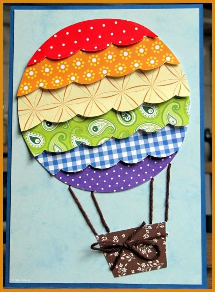 Unglaublich Heißluftballon Basteln Vorlage Papier 800x1086