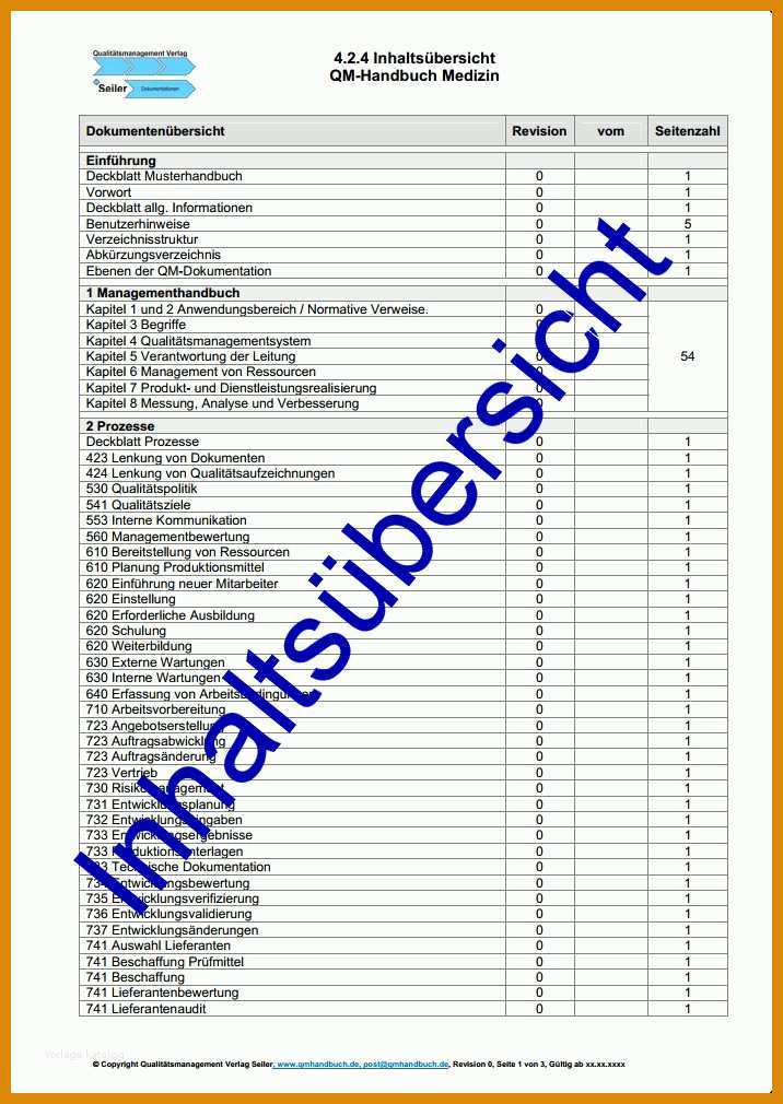 Sensationell Iso 9001 2015 Handbuch Vorlage 716x1010