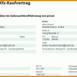 Faszinieren Kaufvertrag Auto Privat Vorlage 1044x712