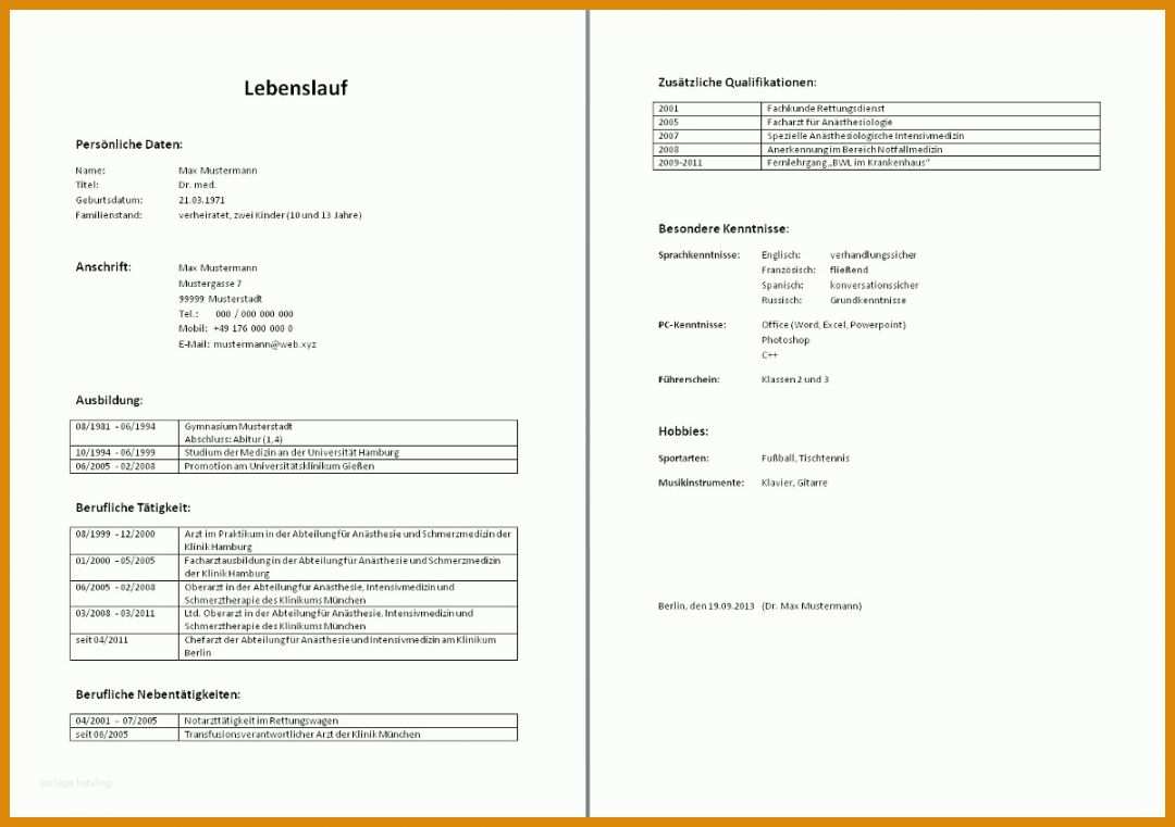 Überraschend Lebenslauf Fos Anmeldung Vorlage 1200x845