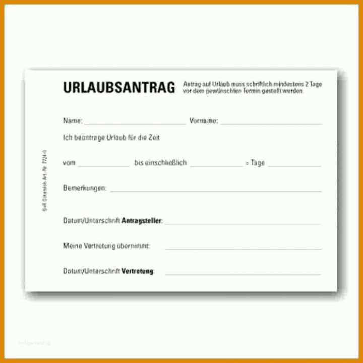 Atemberaubend Lustiger Urlaubsantrag Vorlage 820x820