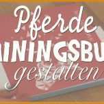 Kreativ Pferde Trainingsbuch Vorlage 1280x720
