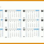 Tolle Powerpoint Kalender Vorlage 727x409