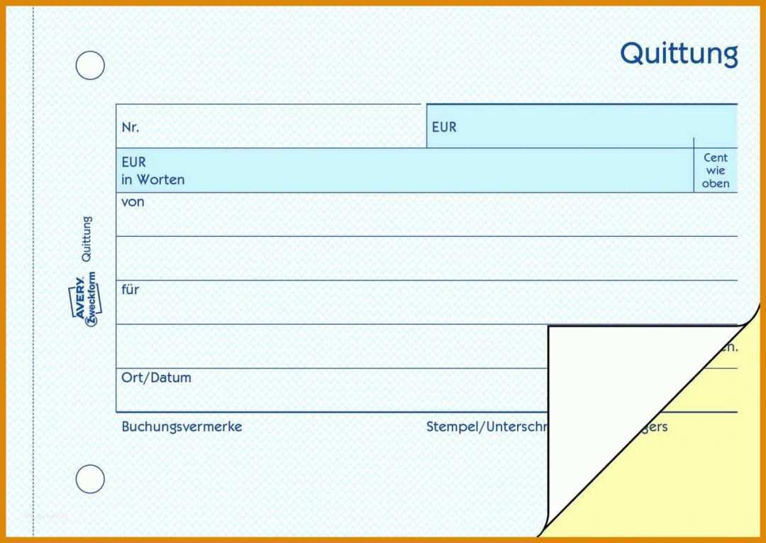 Perfekt Quittung Vorlage Pdf 1280x908