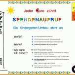 Wunderbar Spendenaufruf Vorlage 1595x1102