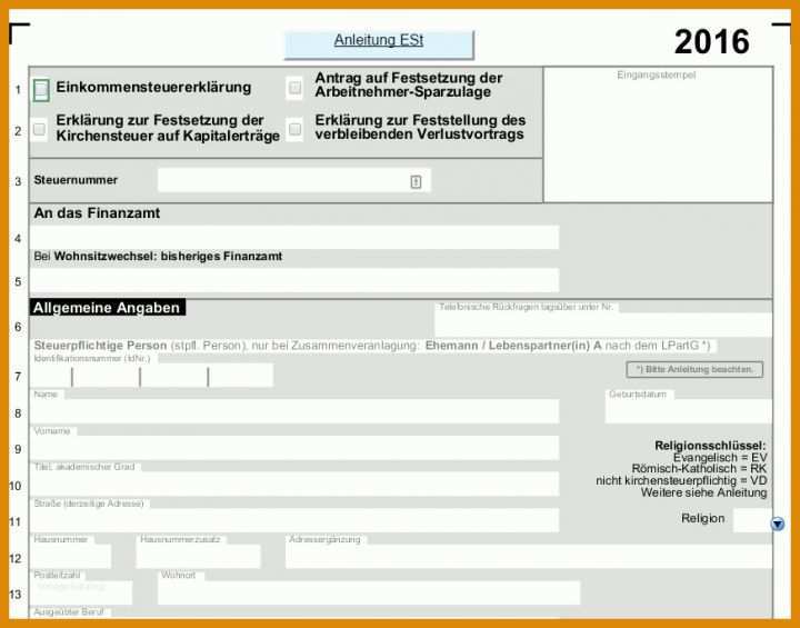 Angepasst Steuererklärung Vorlage 871x683