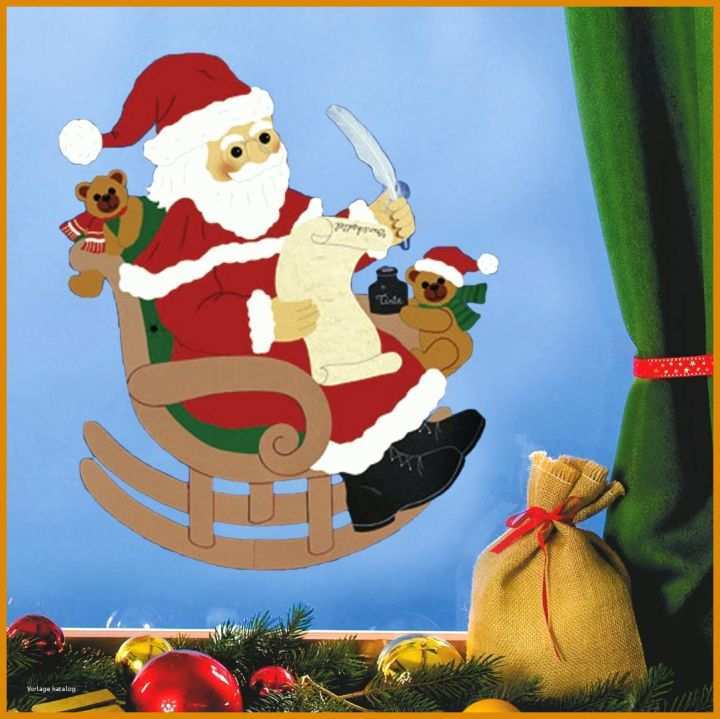 Faszinierend Weihnachtsmann Basteln Vorlagen 1081x1080