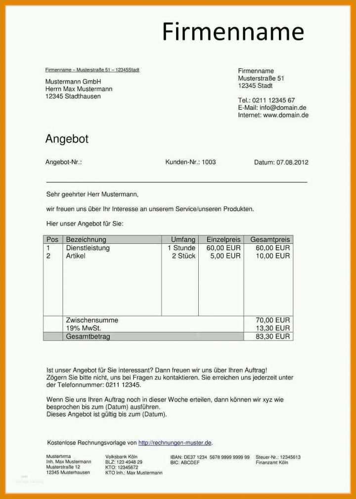 Unvergesslich Angebot Englisch Vorlage 928x1300