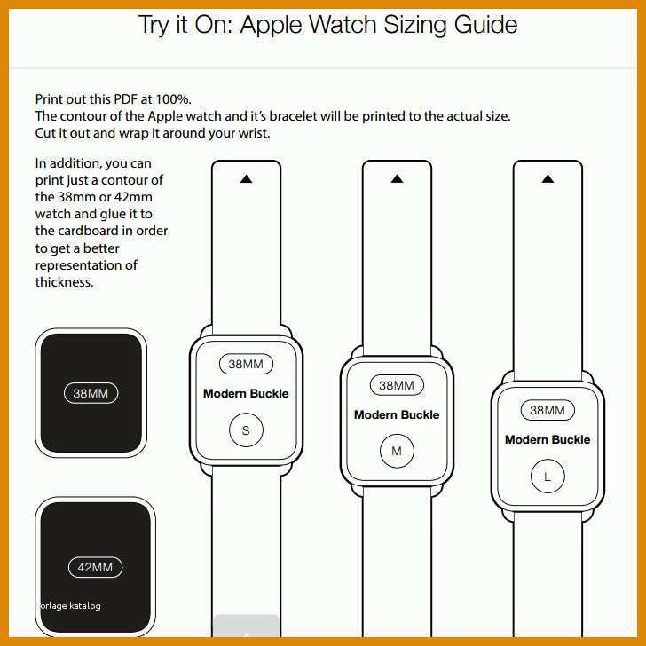 Überraschend Apple Watch Schablone Vorlage Zum Ausdrucken Pdf 839125