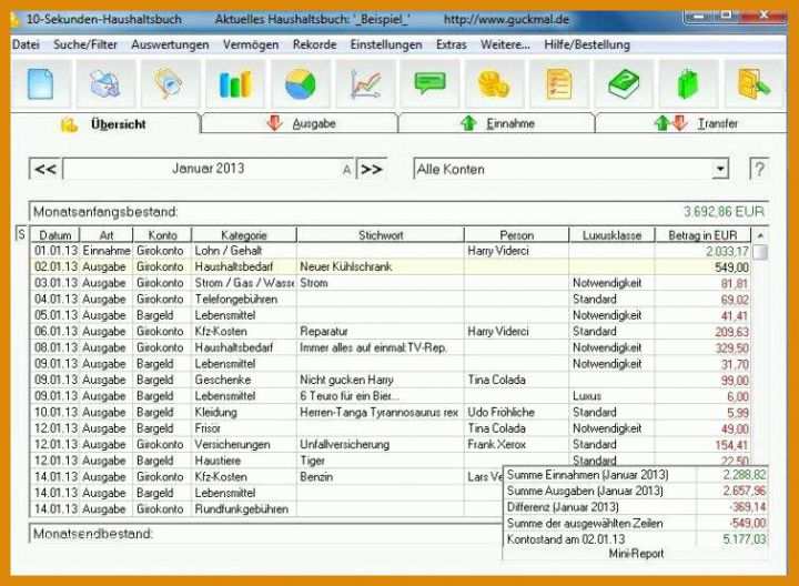 Limitierte Auflage Excel Buchhaltung Vorlage Gratis 755x554