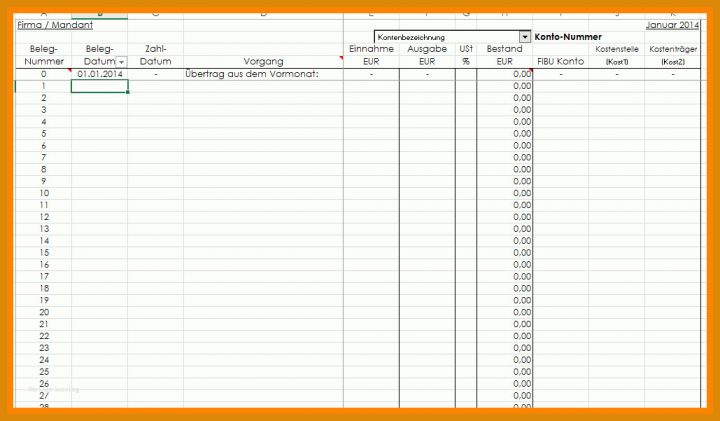 Limitierte Auflage Excel Vorlagen Kassenbuch 1029x601