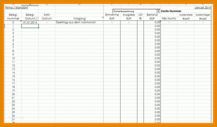Limitierte Auflage Excel Vorlagen Kassenbuch 1029x601