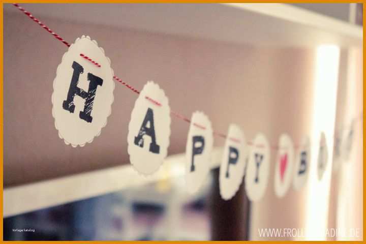 Happy Birthday Girlande Vorlage Happy Birthday Girlande Als Freebie