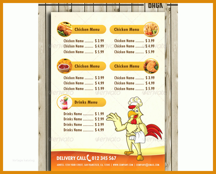 Allerbeste Imbiss Flyer Vorlage 710x575