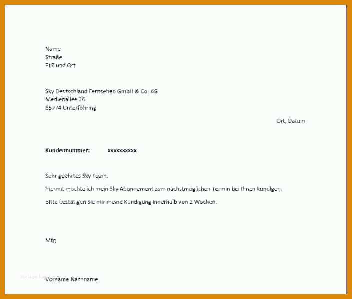 Unvergesslich Kündigung O2 Dsl Vorlage 705x599