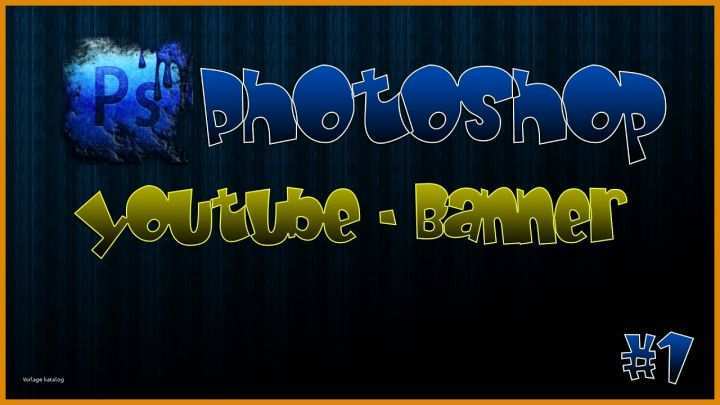 Ausnahmsweise Photoshop Banner Vorlage 1280x720