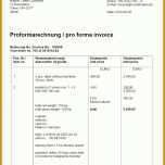 Erschwinglich Proforma Rechnung Vorlage 874x1240